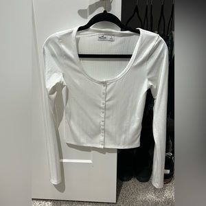 Hollister, long sleeve crop top